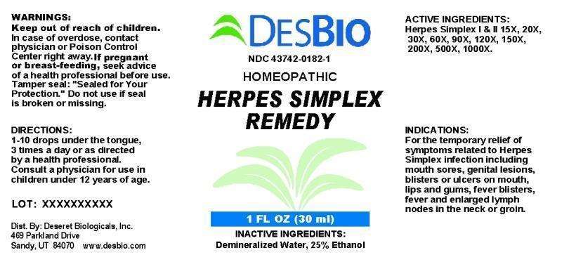 Herpes Simplex Remedy